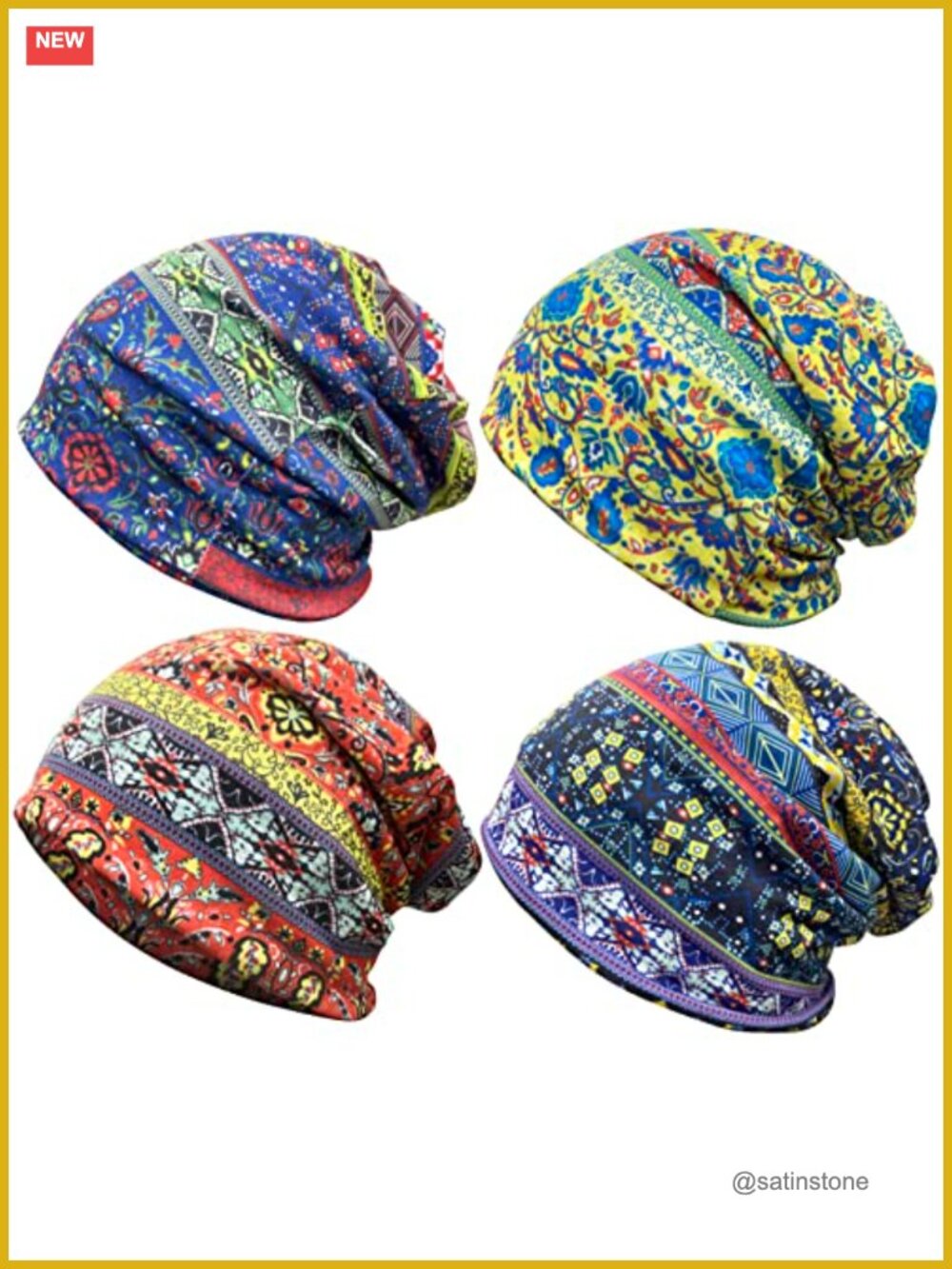 Womens Slouchy Beanie Soft Chemo Headwear Breathable Cancer Cap